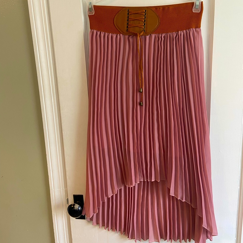 Boho high low skirt